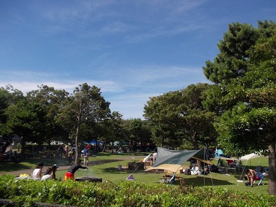 城南島海浜公園キャンプ場