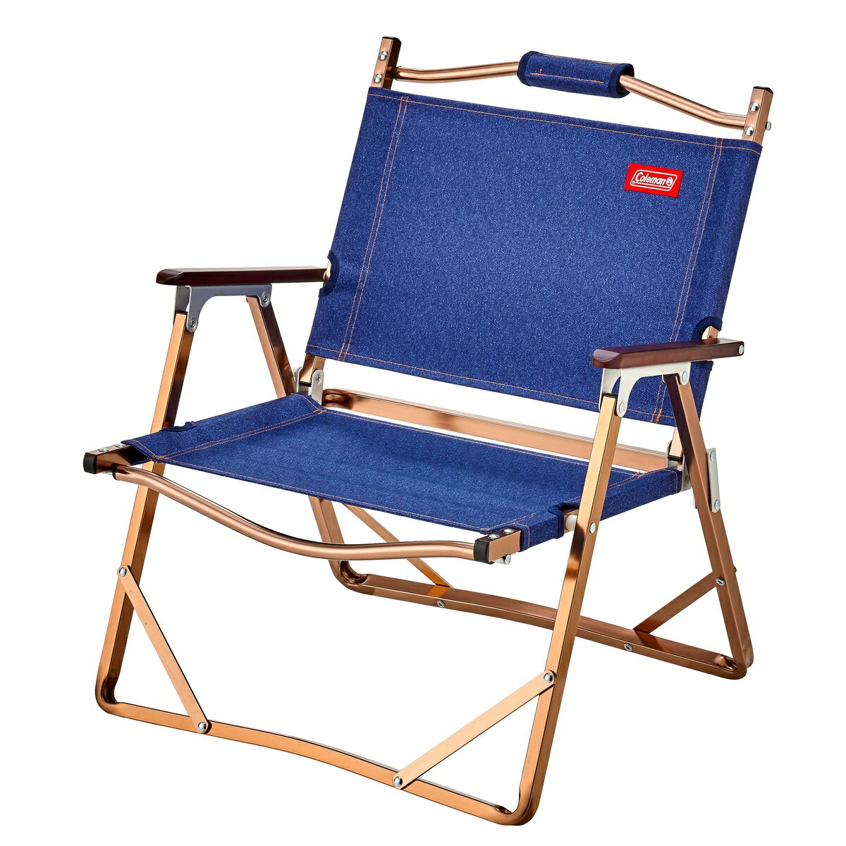 【送料無料】 コールマン(COLEMAN) キャンプ用品 ファミリーチェア コンパクトフォールディングチェア(デニム) デニム 2000036517