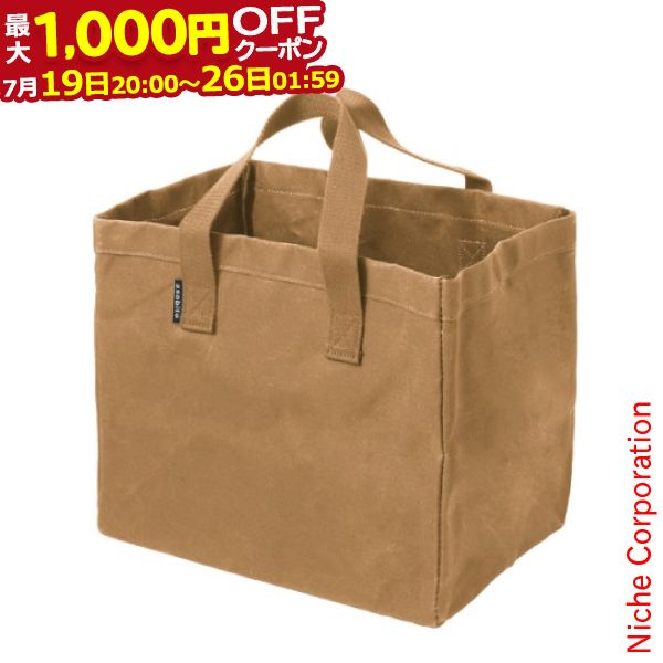 【最大1,000円OFFクーポン配信中】アソビト コンテナトート 防水帆布 キャメル AB-009CM キャンプ用品