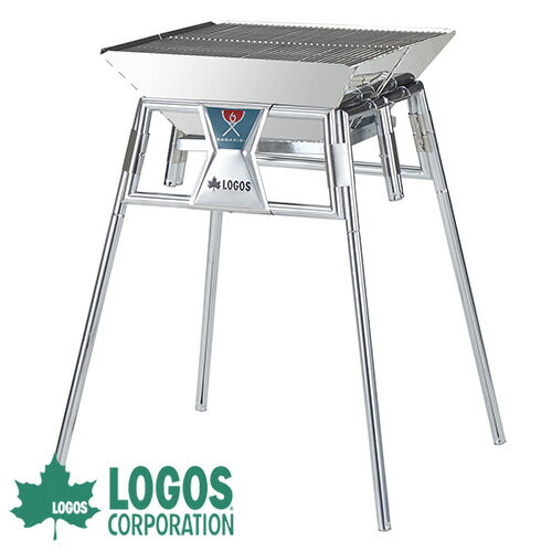 バーベキューグリル ロゴス LOGOS 『 LOGOS KAGARIBI XL』 バーベキューコンロ BBQコンロ グリル コンロ 調理器具 BBQグリル 焚火台 焚き火台 アウトドア用品 キャンプ用品 ビーチ 海水浴 バーベキュー BBQ イベント 庭 ガーデン 焼き網付き 収納コンパクト