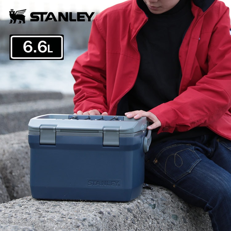 COOLER BOX クーラーボックス 6.6L スタンレー【小型 ランチクーラー 保冷 収納 シンプル おしゃれ かわいい 可愛い アウトドア ミリタリー 野外 キャンプ用品 スタンレイ プレゼント 運動会 登山 レジャー ギフト 夏フェス 誕生日 父の日 実用的】